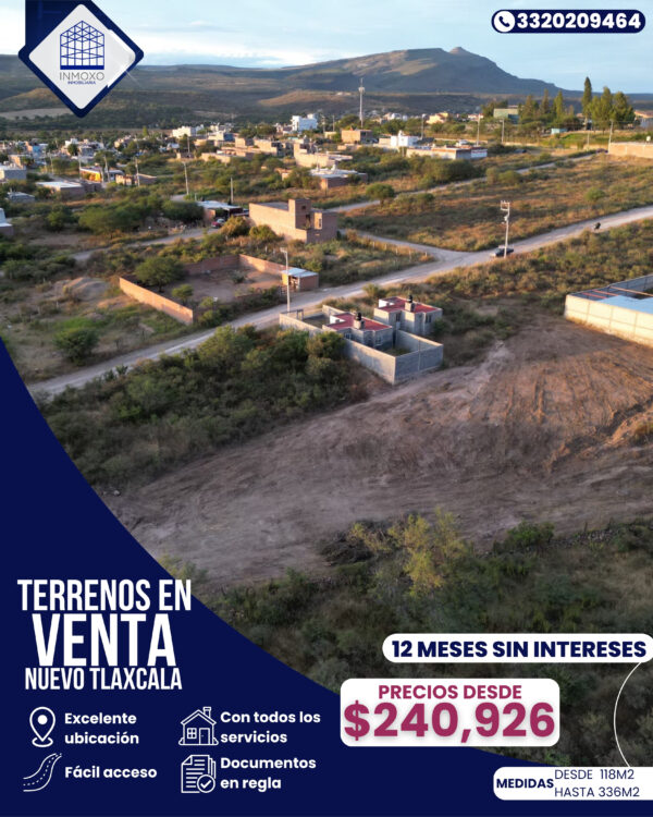 Terrenos en Venta | Nuevo Tlaxcala