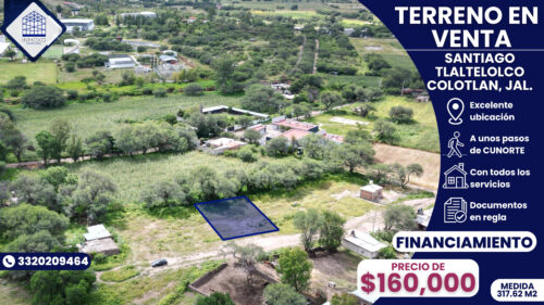 Terreno en venta en Santiago Colotlán