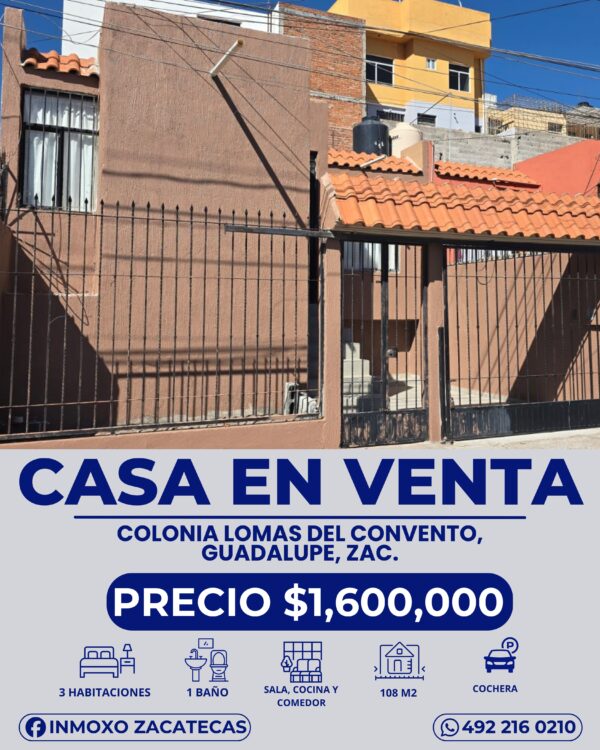 Casa en venta, Zacatecas