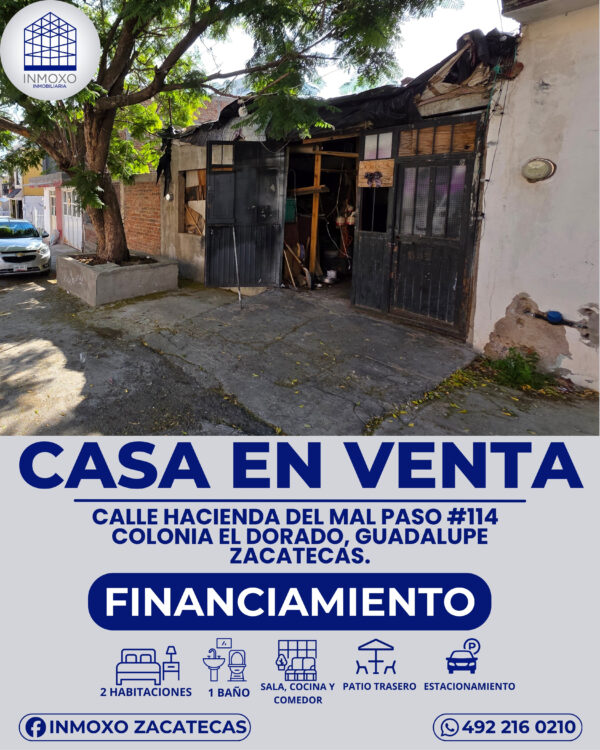 ¡Casa en Venta! Guadalupe, Zacatecas.