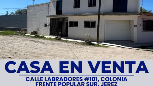 Casa en venta, Jerez, zacatecas.