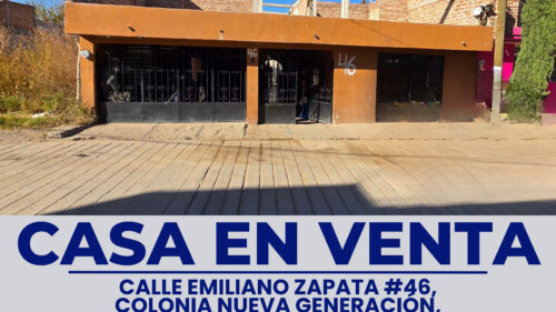 Casa en venta Guadalupe, Zac.