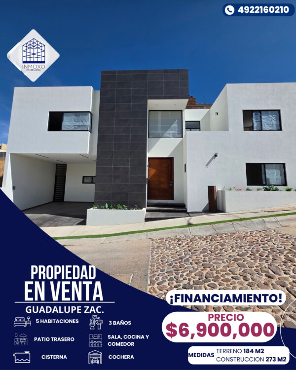 Casa en venta en Guadalupe Zacatecas