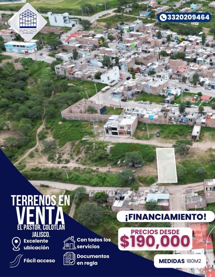 Terreno en venta en el Pastor, Colotlan Jalisco.