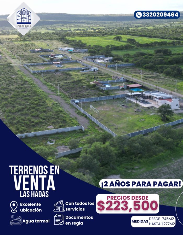 Terrenos en venta en Las Hadas