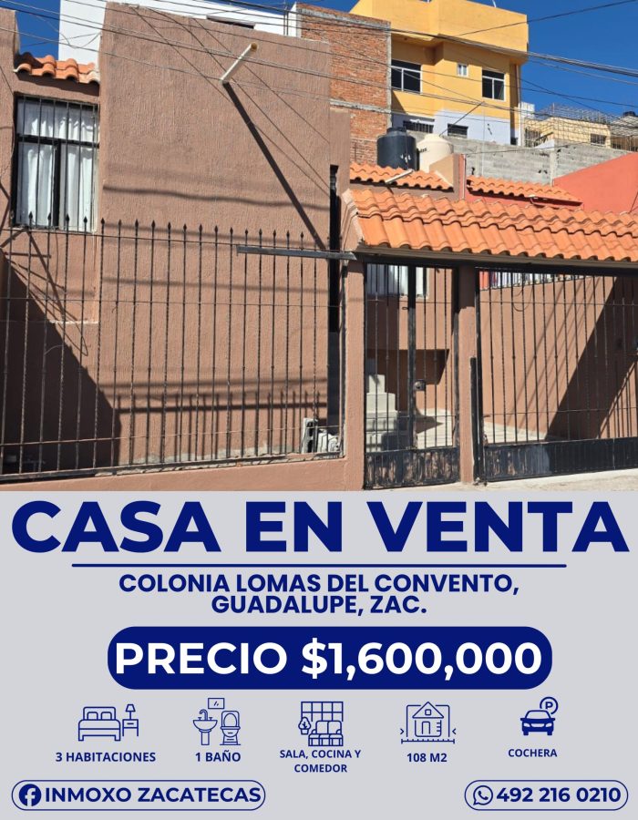 Casa en venta, Zacatecas