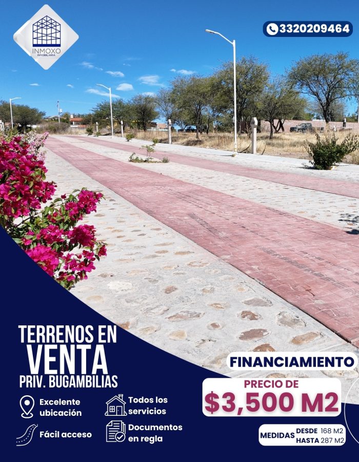 Terrenos en Venta | Privada Bugambilias