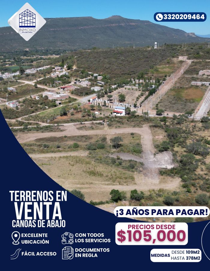 Terrenos en Venta Canoas de Abajo