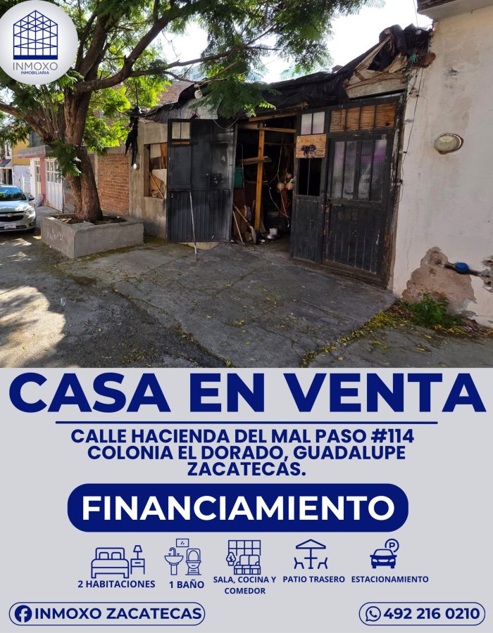 ¡Casa en Venta! Guadalupe, Zacatecas.