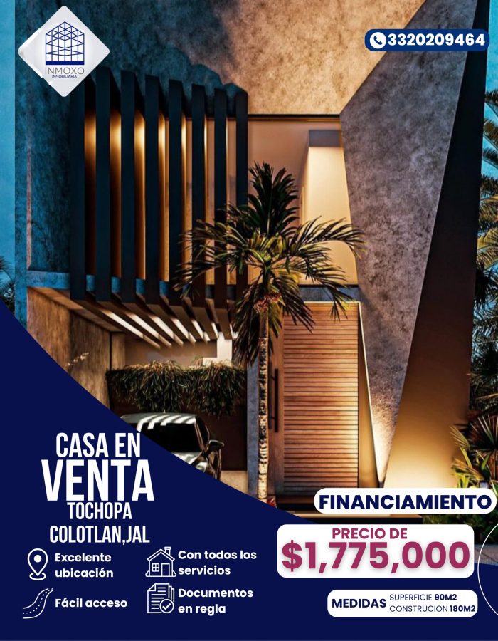 Casa en venta en Tochopa, Colotlan, jalisco.