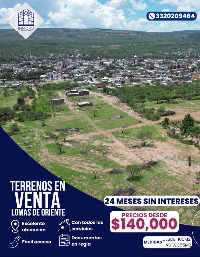 Terrenos en Lomas de Oriente, Colotlan, jalisco.